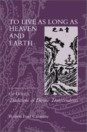 Tapa de To live as long as heaven and earth