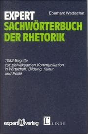 Tapa de Expert Sachwörterbuch der Rhetorik
