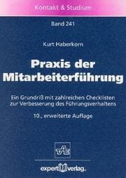 Tapa de Praxis der Mitarbeiterführung