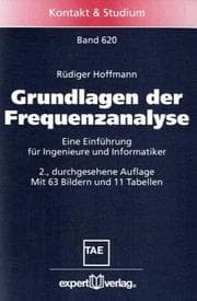 Tapa de Grundlagen der Frequenzanalyse. Eine Einführung für Ingenieure und Informatiker