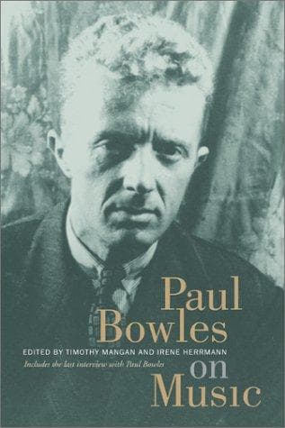 Tapa de Paul Bowles on Music