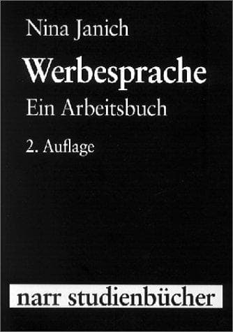 Tapa de Werbesprache (Narr Studienbucher)