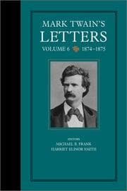 Tapa de Mark Twain's Letters, Volume 6
