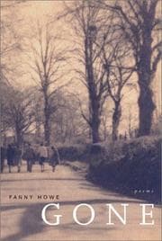 Tapa de Gone:Poems (New California Poetry)