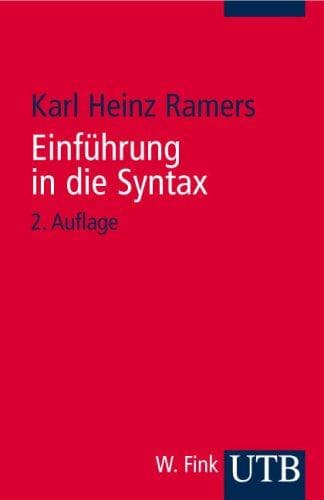 Tapa de Einführung in die Syntax