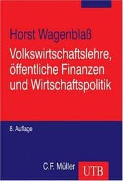 Tapa de Volkswirtschaftslehre, öffentliche Finanzen und Wirtschaftspolitik