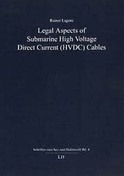 Tapa de Legal Aspects of High Voltage Direct Current (HVDC) Cables