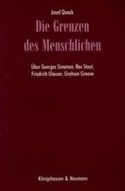 Tapa de Die Grenzen des Menschlichen