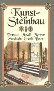 Tapa de Kunststeinbau. Terrazzo - Mosaik - Marmor - Sandstein - Granit - Beton
