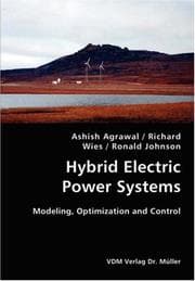 Tapa de Hybrid Electric Power Systems- Modeling, Optimization and Control