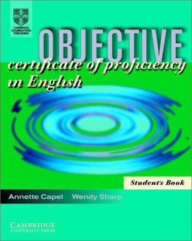 Tapa de Objective proficiency
