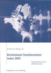 Tapa de Bertelsmann Tranformation Index 2003