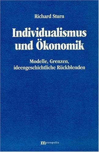 Tapa de Individualismus und Okonomik