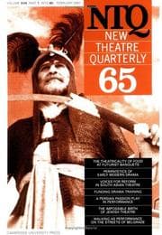 Tapa de New Theatre Quarterly 65