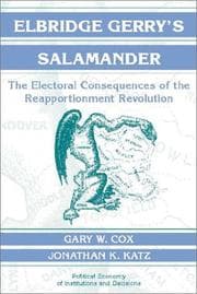 Tapa de Elbridge Gerry's Salamander