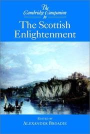 Tapa de The Cambridge Companion to the Scottish Enlightenment