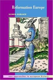 Tapa de Reformation Europe (New Approaches to European History)