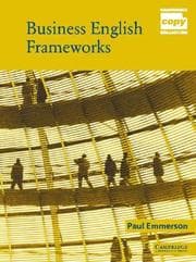 Tapa de Business English Frameworks (Cambridge Copy Collection)