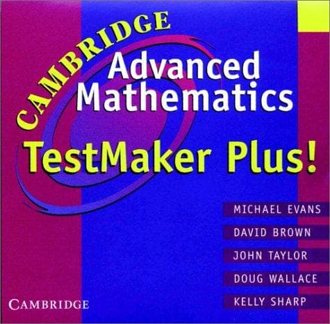 Tapa de Cambridge Advanced Mathematics Testmaker Plus! CD-ROM (Cambridge Secondary Maths (Australia))
