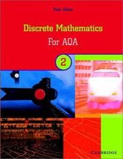 Tapa de Discrete Mathematics 2 for AQA