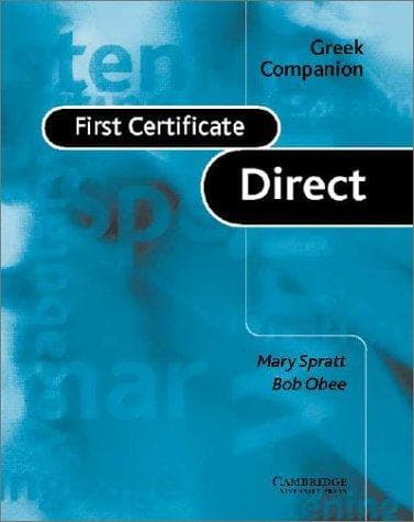 Tapa de First Certificate Direct Companion