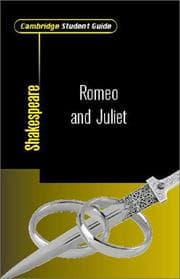Tapa de Cambridge Student Guide to Romeo and Juliet (Cambridge Student Guides)