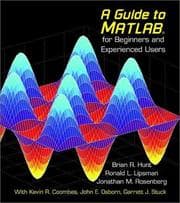 Tapa de A guide to MATLAB