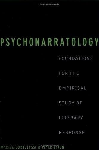Tapa de Psychonarratology