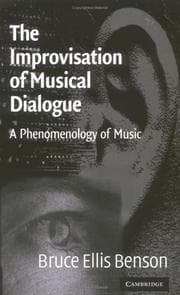 Tapa de The improvisation of musical dialogue