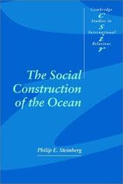 Tapa de The Social Construction of the Ocean (Cambridge Studies in International Relations)