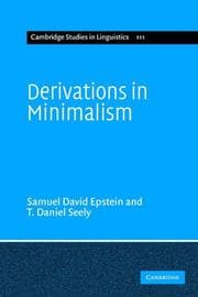 Tapa de DERIVATIONS IN MINIMALISM