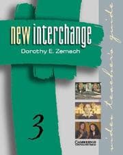 Tapa de New Interchange Video Teacher's Guide 3 (New Interchange English for International Communication)