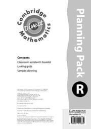 Tapa de Cambridge Mathematics Direct Reception Planning Pack (Cambridge Mathematics Direct)
