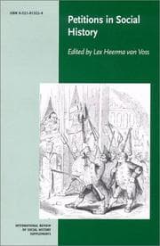 Tapa de Petitions in social history