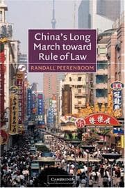 Tapa de China's Long March toward Rule of Law