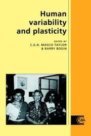 Tapa de Human Variability and Plasticity