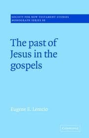 Tapa de The Past of Jesus in the Gospels