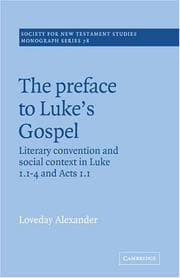Tapa de The Preface to Luke's Gospel