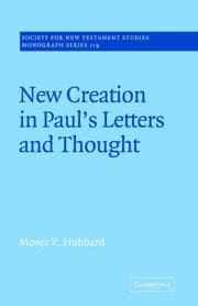 Tapa de New Creation in Paul's Letters and Thought