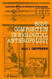 Tapa de Body composition in biological anthropology