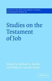 Tapa de Studies on the Testament of Job