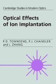 Tapa de Optical effects of ion implantation