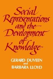 Tapa de Social Representations and the Development of Knowledge