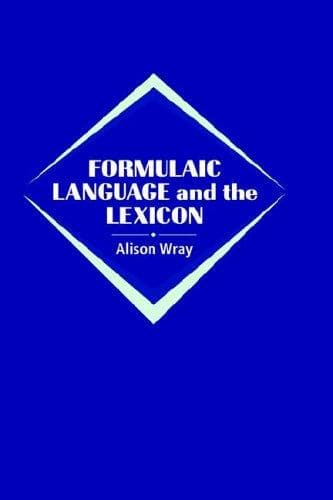 Tapa de Formulaic Language and the Lexicon