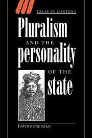 Tapa de Pluralism and the Personality of the State (Ideas in Context)