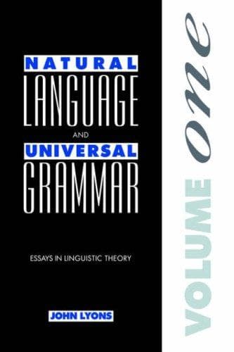 Tapa de Natural Language and Universal Grammar
