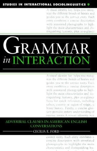 Tapa de Grammar in Interaction