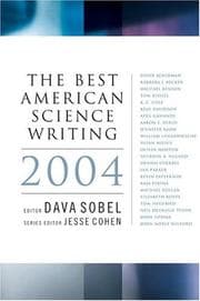 Tapa de The Best American Science Writing 2004