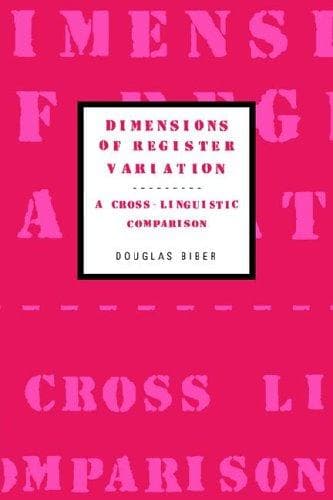 Tapa de Dimensions of Register Variation