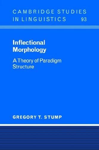 Tapa de Inflectional Morphology